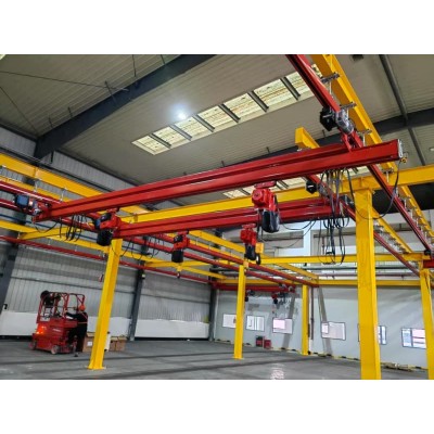 Yuantai 0.25T Workstation Crane Span 3m Lift 5m for Battery Assembly