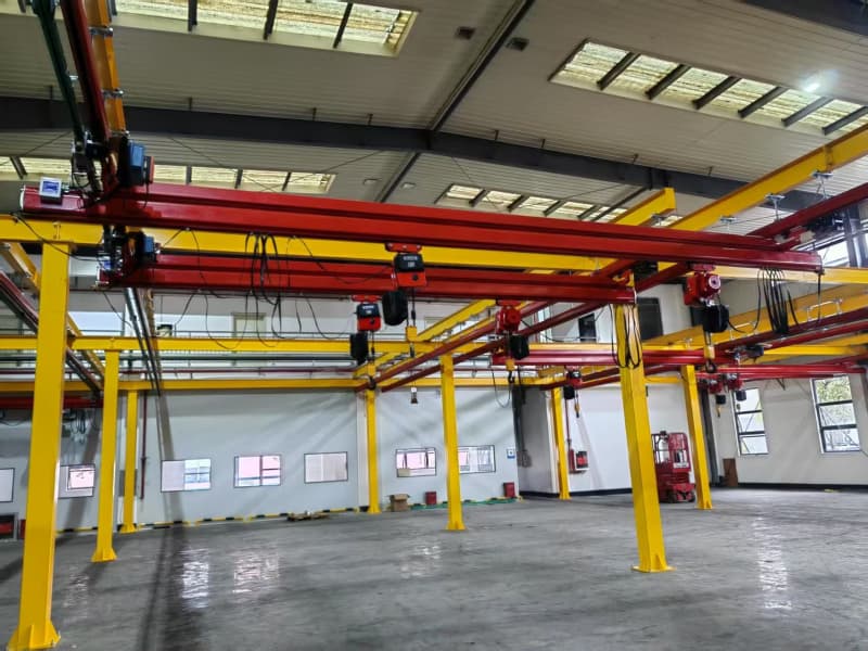 0.25T Yuantai Overhead Crane Span 6m Lift 6m for Plastic Injection Molding