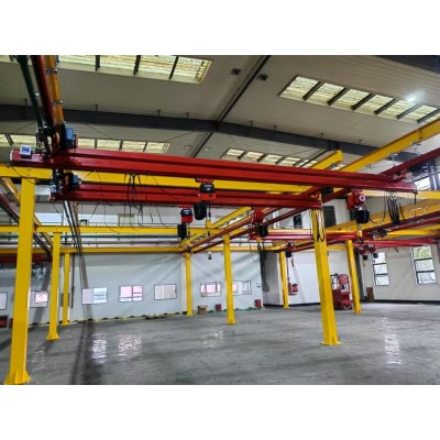 0.25T Yuantai Overhead Crane Span 6m Lift 6m for Plastic Injection Molding