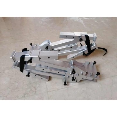 0.5T Foldable Gantry Crane Aluminum Portable with Wheels for Workshop