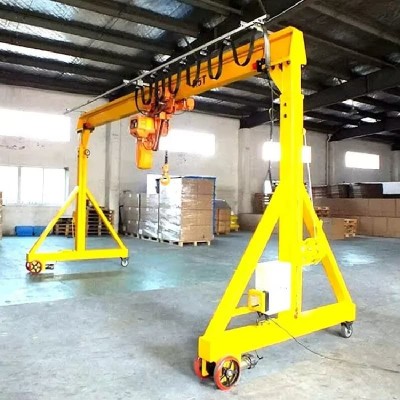 15T Adjustable Portable Gantry Crane Electric Hoist 380V Height 9m Span 9m