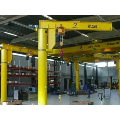 1 Ton Free Standing Jib Crane Manual Hoist Span 4m Height 4.5m