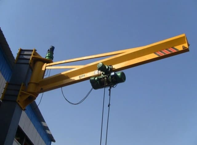 3T Wall Mounted Jib Crane Electric Hoist Span 4m Height 5m 440V
