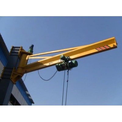 3T Wall Mounted Jib Crane 360° Rotation Span 4.5m Height 5.5m Warehouse