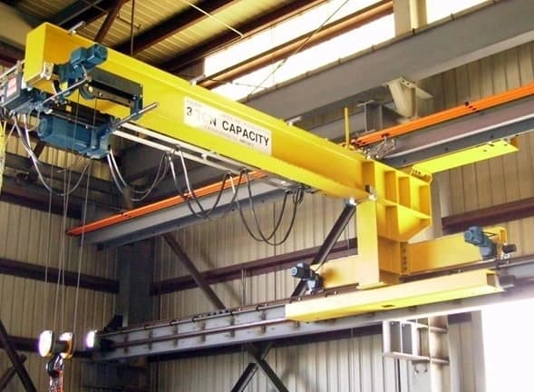 500kg Wall Traveling Jib Crane 360° Rotation Span 4m Height 5m Assembly Line