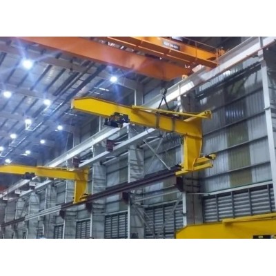 0.5T Wall Traveling Jib Crane Electric Hoist Span 3.5m Height 4.5m 380V
