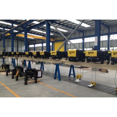 32T Double Girder Electric Crab NR Low Headroom Hoist M5 18m Lift