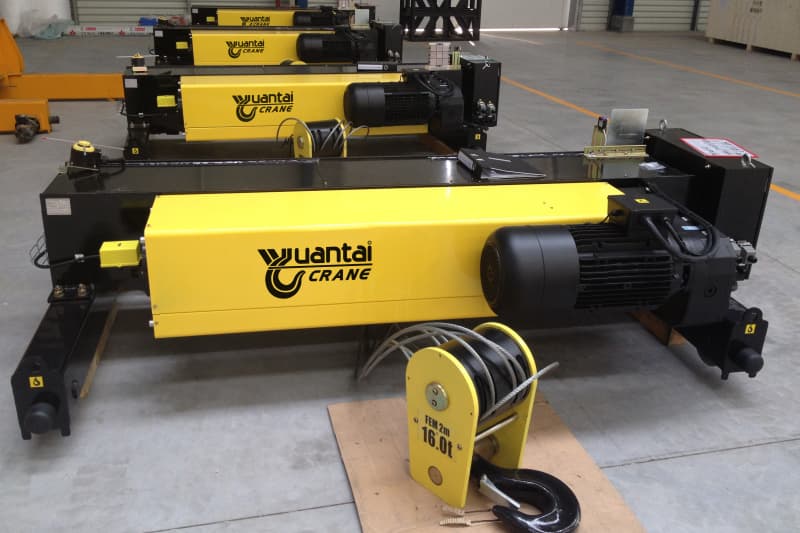 32T NR Electric Crab Hoist Double Girder Overhead Crane M5 Low Profile