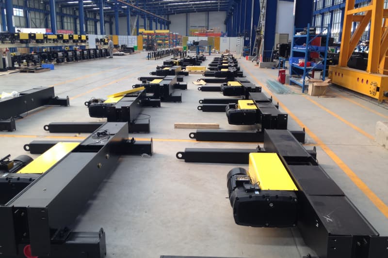 32T NR Electric Crab Hoist Double Girder Overhead Crane M5 Low Profile