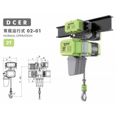 2T Traveling European Hoist VFD 1.2~9.2m/min SE Asia Factory Overhead Crane
