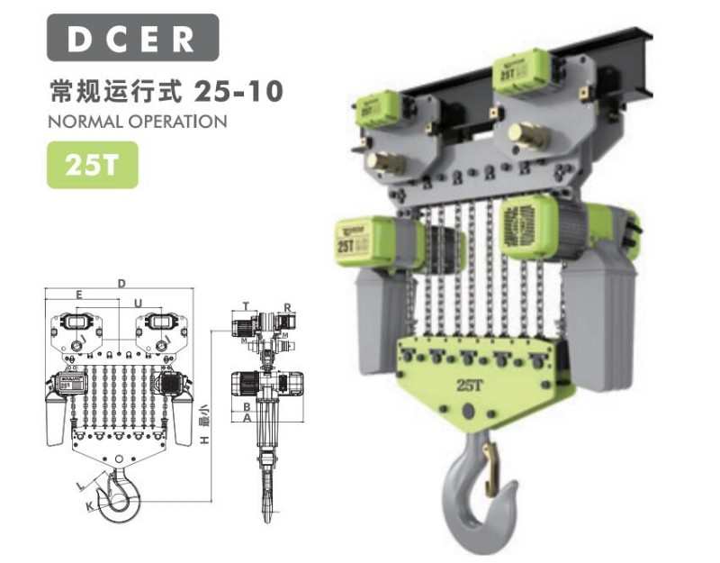 15T Traveling Euro Electric Hoist 2.4m/min India Automotive Plant Crane