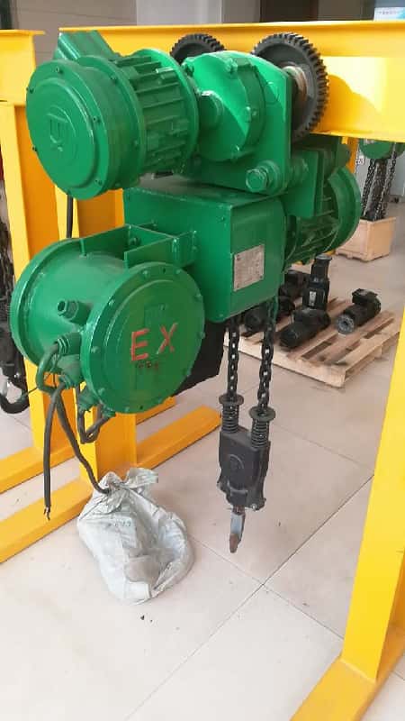 1T Explosion-proof Electric Chain Hoist ExdⅡBT4 for Chemical Plant Germany