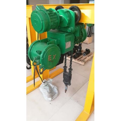 1T Explosion-proof Electric Chain Hoist ExdⅡBT4 for Chemical Plant Germany