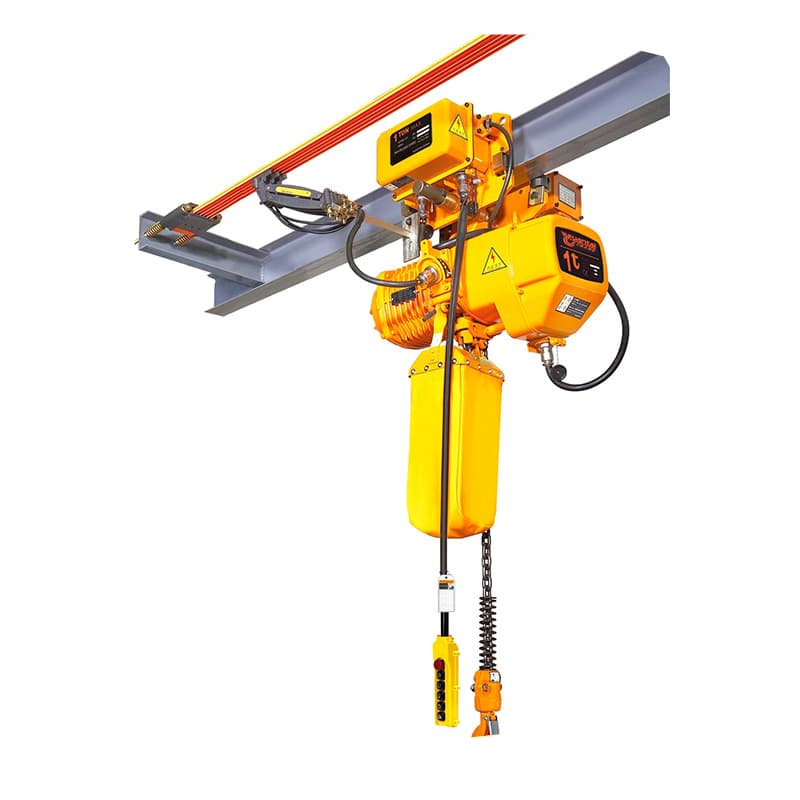 1000kg Electric Chain Hoist with Power Trolley for South Africa Line