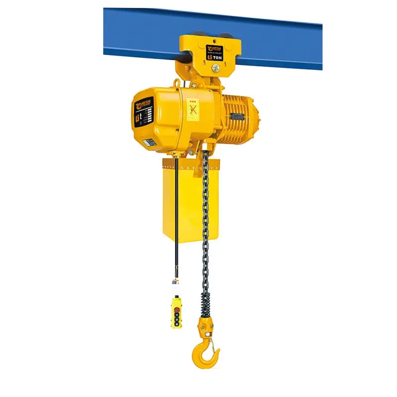 500kg Electric Chain Hoist Trolley Type 0.75kW for India Factory