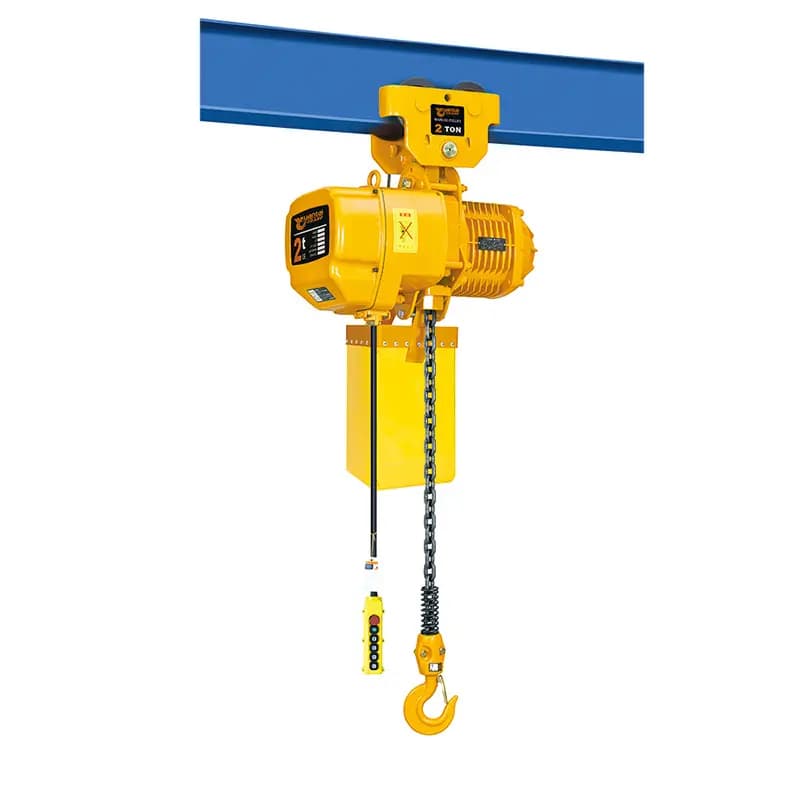 500kg Electric Chain Hoist Trolley Type 0.75kW for India Factory