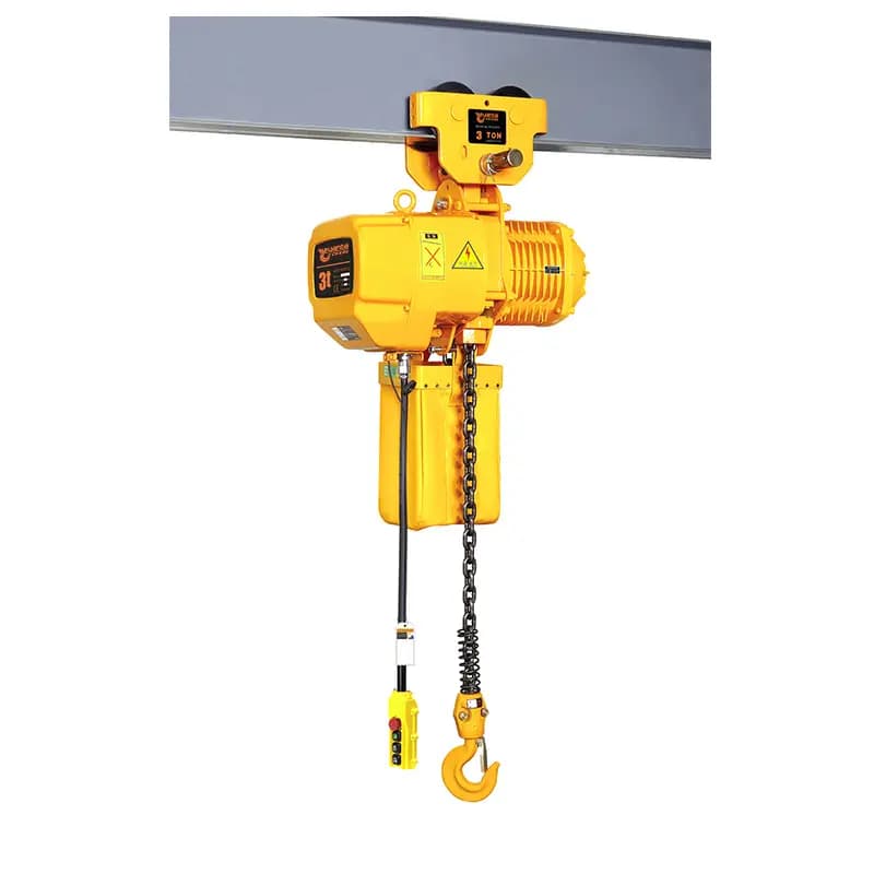 500kg Electric Chain Hoist Trolley Type 0.75kW for India Factory