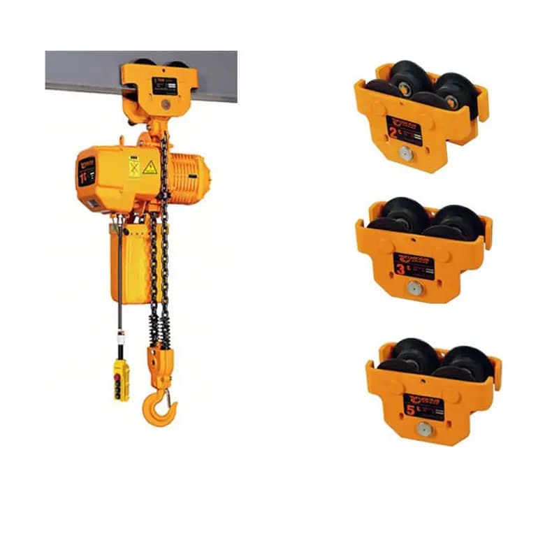 1T Manual Trolley Chain Hoist 6.6m/min for Canada Workshop