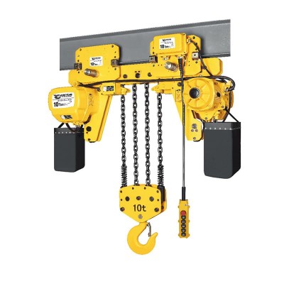10000kg Electric Chain Hoist with Manual Trolley for Turkey Factory