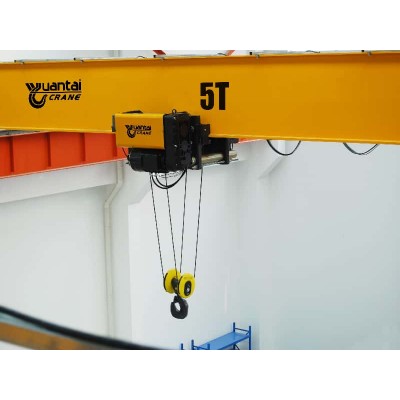 2 Ton HD Single Girder Bridge Crane 15m Lift 16.5m Span France
