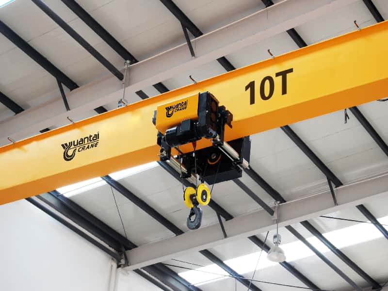 2 Ton HD Single Girder Bridge Crane 15m Lift 16.5m Span France