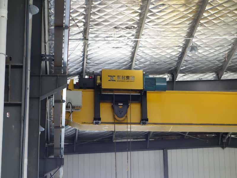 2 Ton HD Single Girder Bridge Crane 15m Lift 16.5m Span France