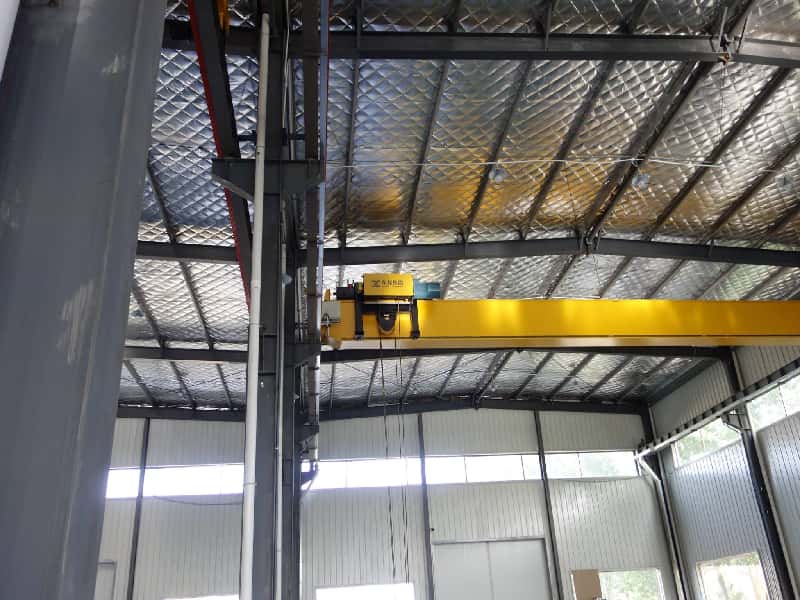2 Ton HD Single Girder Bridge Crane 15m Lift 16.5m Span France
