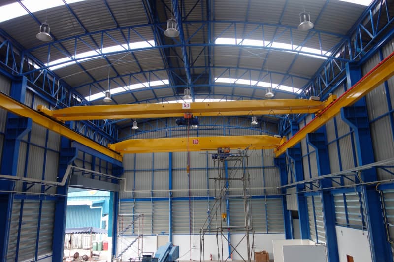 2000kg LD Single Girder EOT Crane 9m Lift 10.5m Span for UK Factory