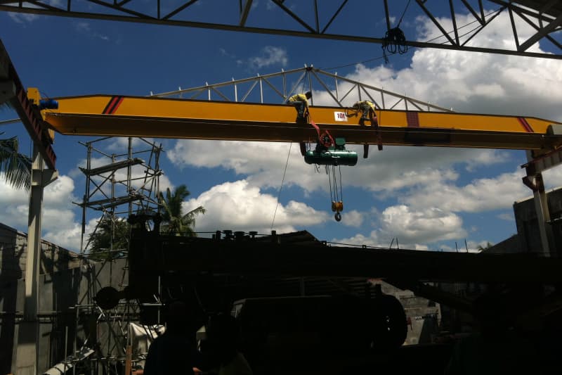 1 Ton LD Overhead Crane 15m Lift 19.5m Span for Saudi Arabia