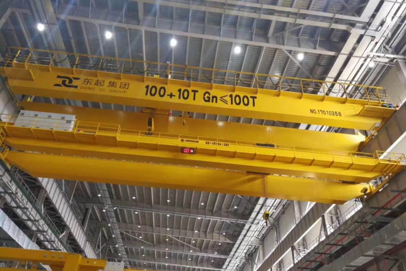 10T QDX European Overhead Crane 21m Lift 25.5m Span UAE Warehouse