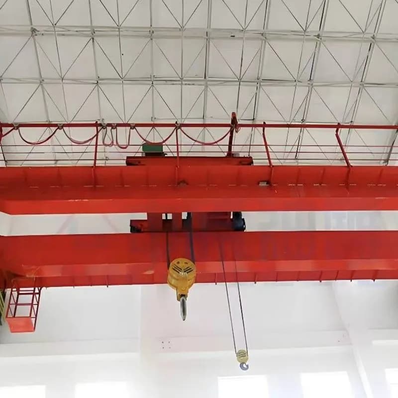 5t QD Double Girder Overhead Crane Lift 20m Span 31.5m UAE