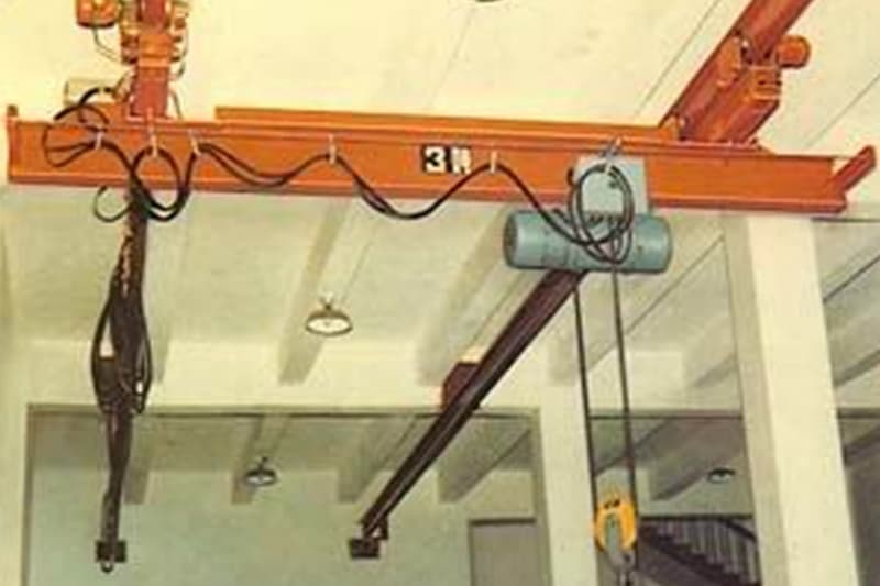 1t Single Girder Underhung Overhead Crane, 24m Lift, 12.5m Span for Vietnam