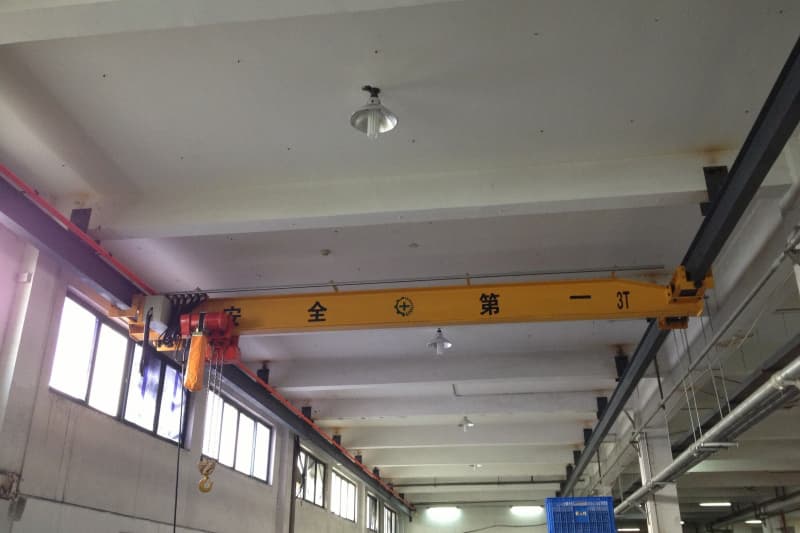 2t Single Girder Underhung Overhead Crane, 12m Lift, 10.5m Span for France