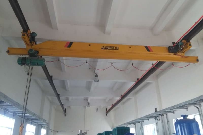 2t Single Girder Underhung Overhead Crane, 14m Lift, 13.5m Span for Canada