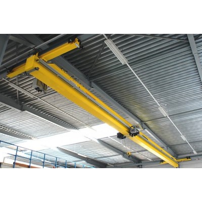1t Single Girder Underhung Overhead Crane, 25m Lift, 7.5m Span for Egypt