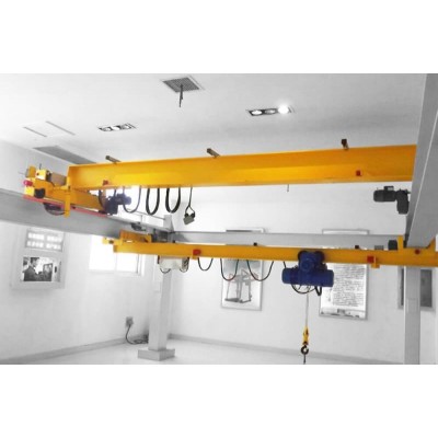 1t Single Girder Underhung Overhead Crane, 22m Lift, 9.5m Span for Nigeria