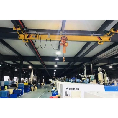 1t Single Girder Underhung Overhead Crane, 24m Lift, 12.5m Span for Vietnam