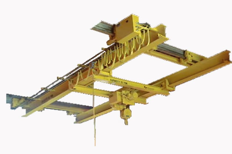 12.5t Double Girder Underhung Overhead Crane, 19m Lift, 16.5m Span for Spain