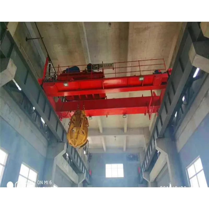 5t Garbage Grab Overhead Crane, 6m Lift, 10.5m Span for USA