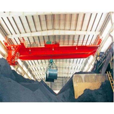 8t Garbage Grab Overhead Crane, 15m Lift, 10.5m Span for Saudi