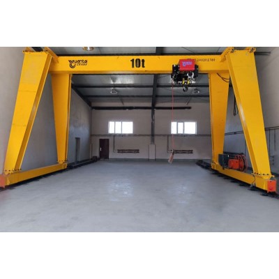 16t Single Girder Gantry Crane No Cantilever, 9m Lift, 10.5m Span for UK
