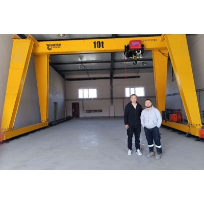 16t Single Girder Gantry Crane No Cantilever, 12m Lift, 13.5m Span for Germany