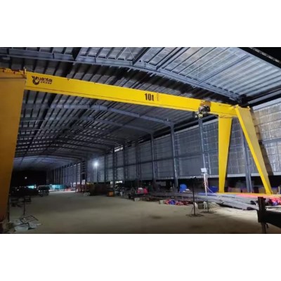 16t Single Girder Gantry Crane No Cantilever, 6m Lift, 22.5m Span for Australia