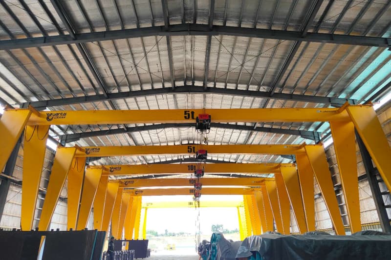 16t Single Girder Gantry Crane No Cantilever, 6m Lift, 22.5m Span for Australia