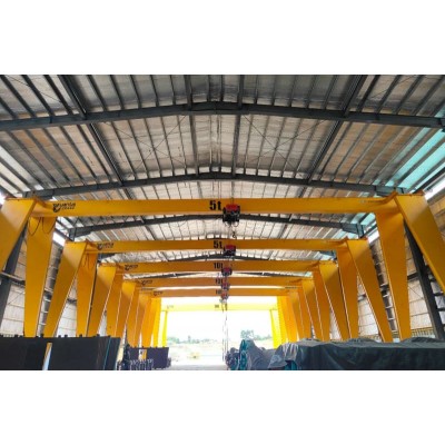 10t Single Girder Gantry Crane No Cantilever, 15m Lift, 13.5m Span for Nigeria