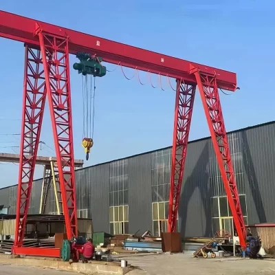 3t Single Girder Gantry Crane Double Cantilever 6m Lift 13.5m Span for Brazil