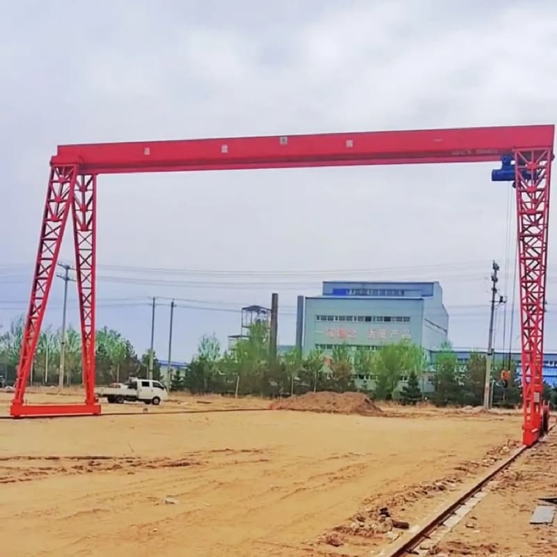 20t Outdoor Wind-Resistant Gantry Crane 12m Lift 10.5m Span for Egypt