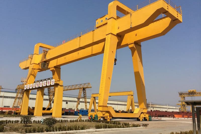 5t MG Double Girder Gantry Crane 12m Lift 26m Span for Germany