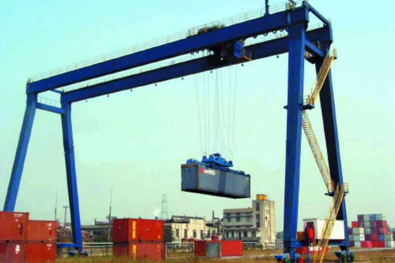 5t MG Double Girder Gantry Crane 12m Lift 26m Span for Germany