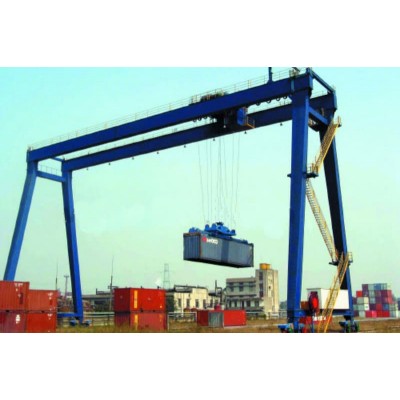 5t MG Double Girder Gantry Crane 15m Lift 30m Span for France
